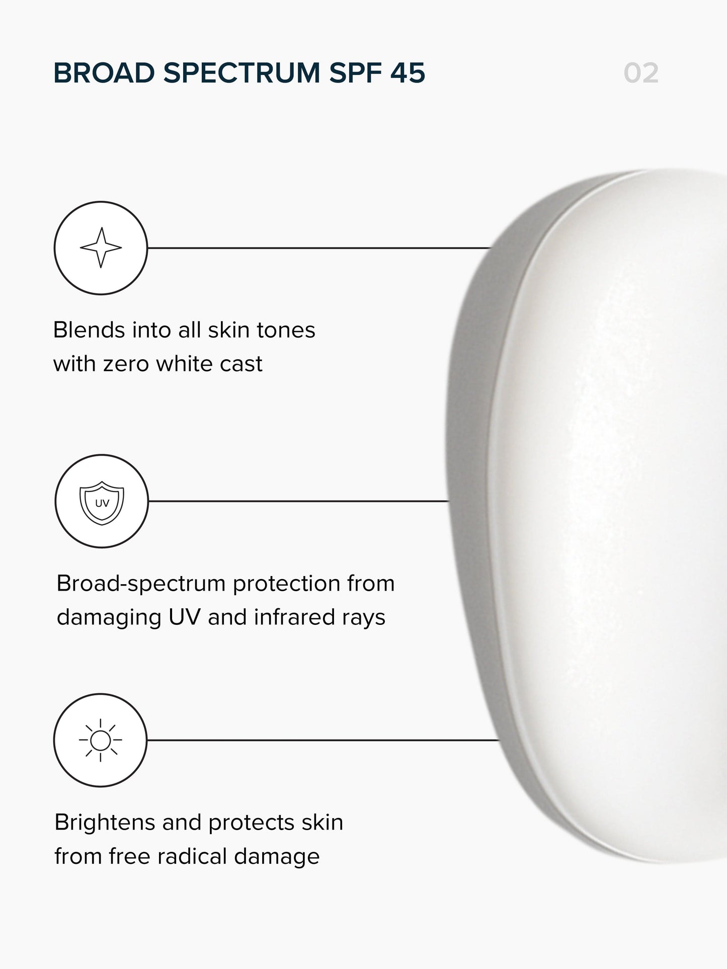 The Core3 - Broad Spectrum SPF 45