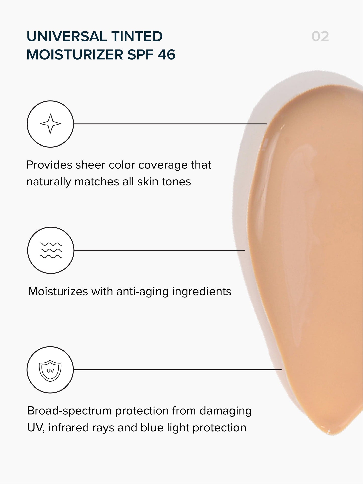 The Core3 - Universal Tinted Moisturizer SPF 46