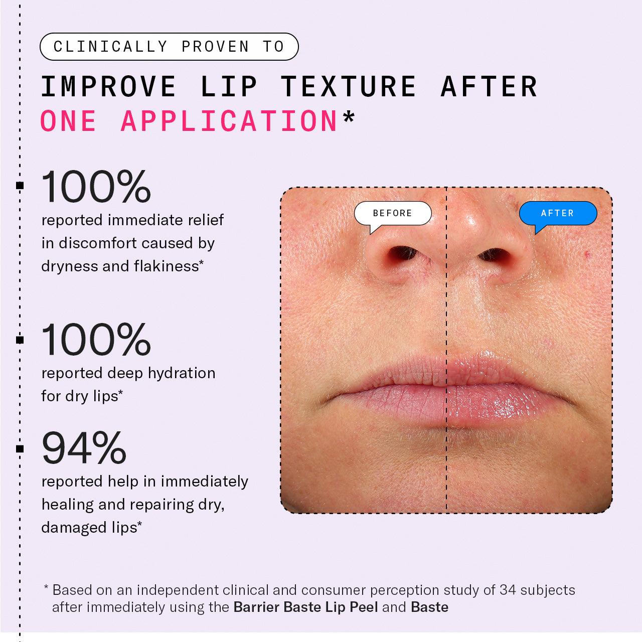 Barrier Baste Lip Peel