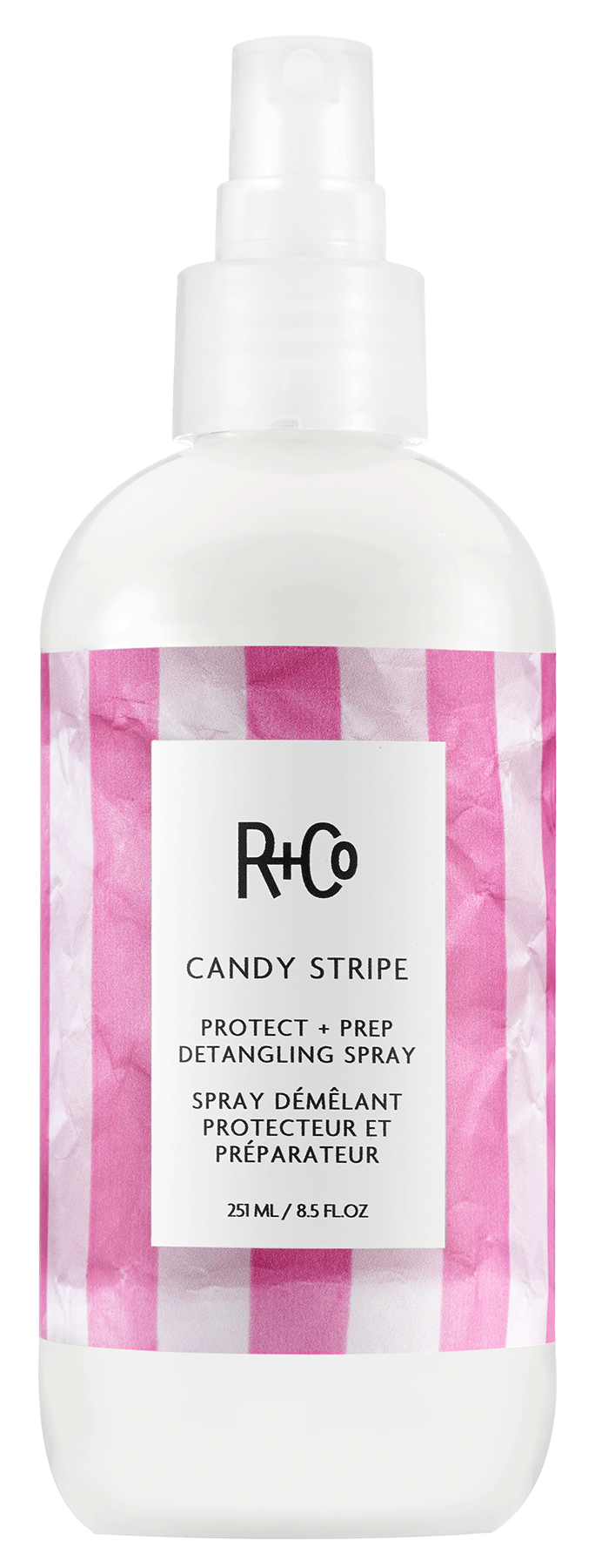 CANDY STRIPE Protect + Prep Detangling Spray