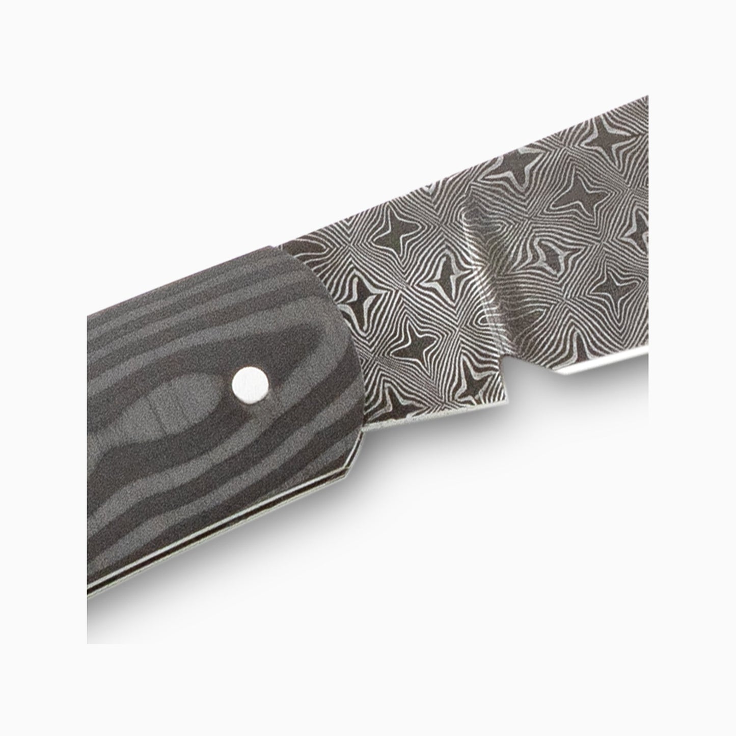 Edwards Knives - Custom 3" Damascus Slipjoint Knife w/ Carbon Fiber Scales