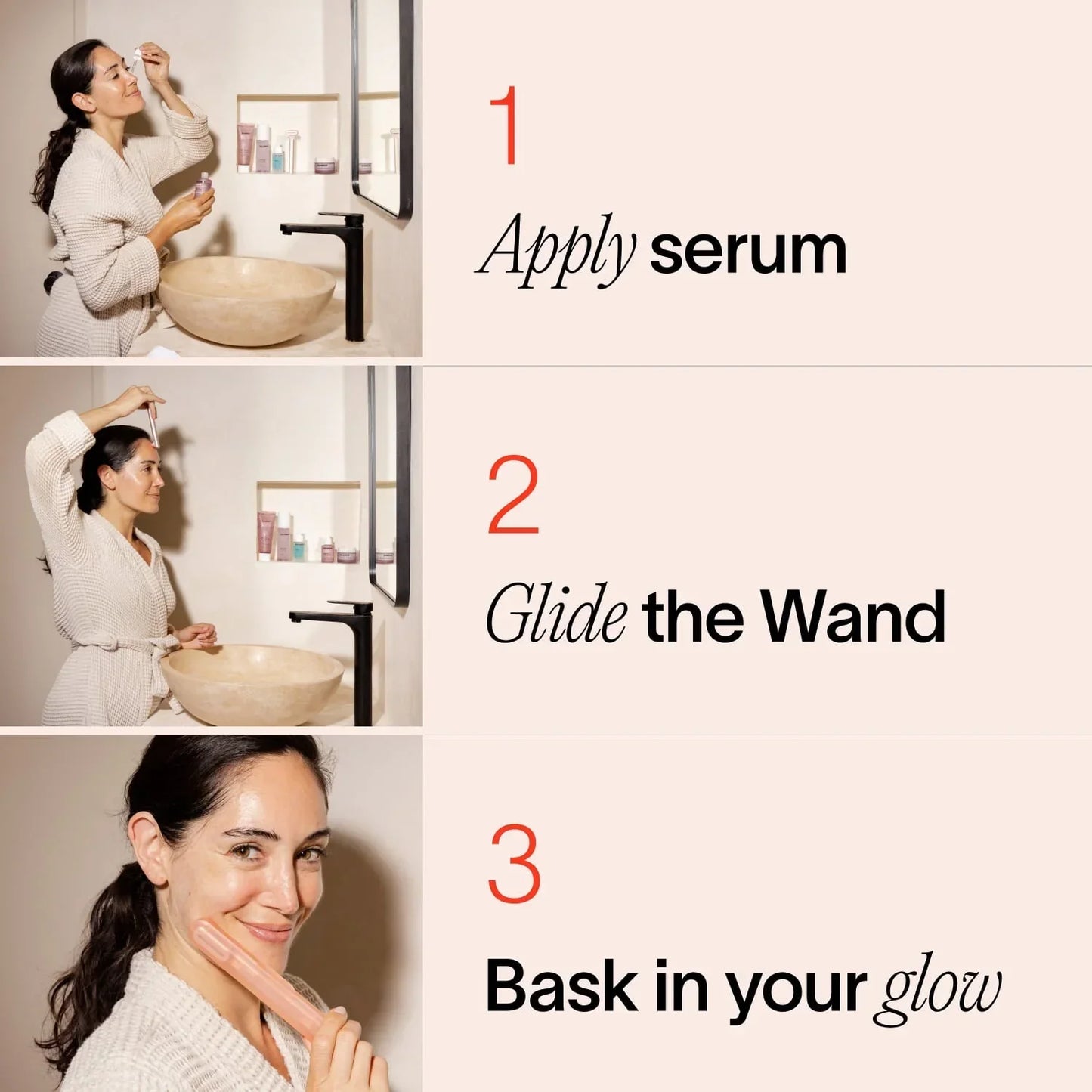 4-in-1 Red Light Therapy Skincare Wand Bundle