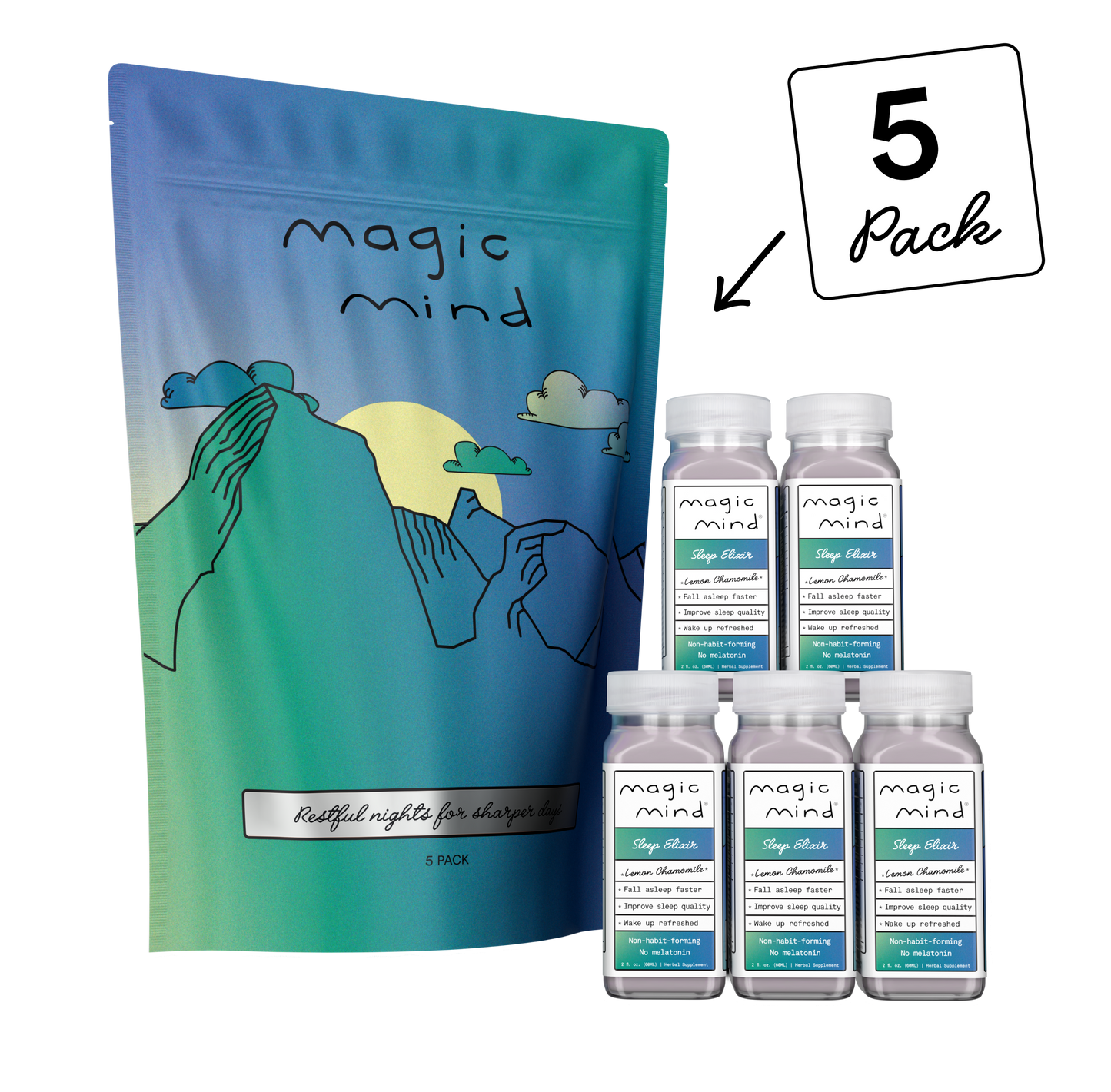WK - Magic Mind | Sleep Elixir - 5 Pack