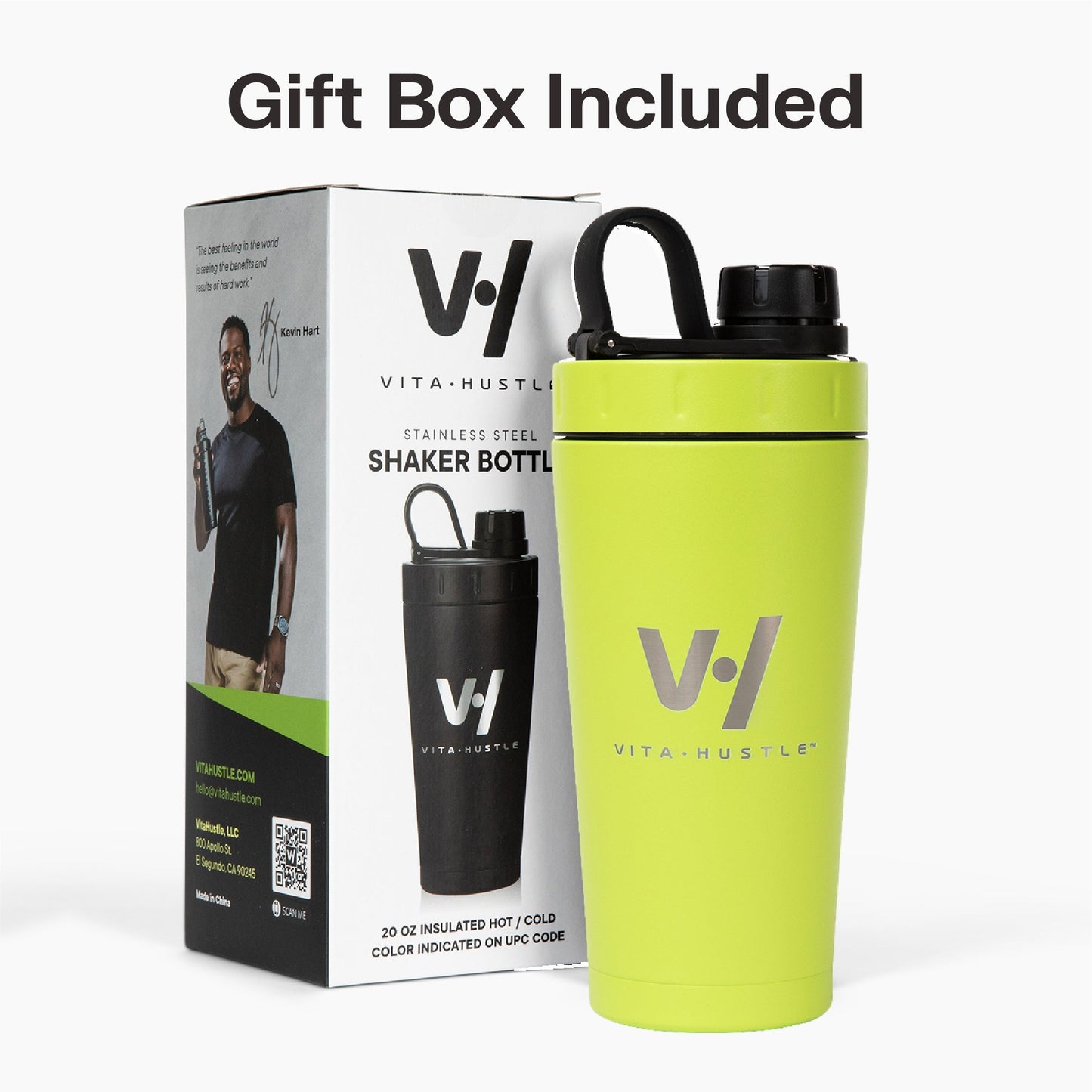 Shaker Bottle Stainless Steel  | 20 OZ