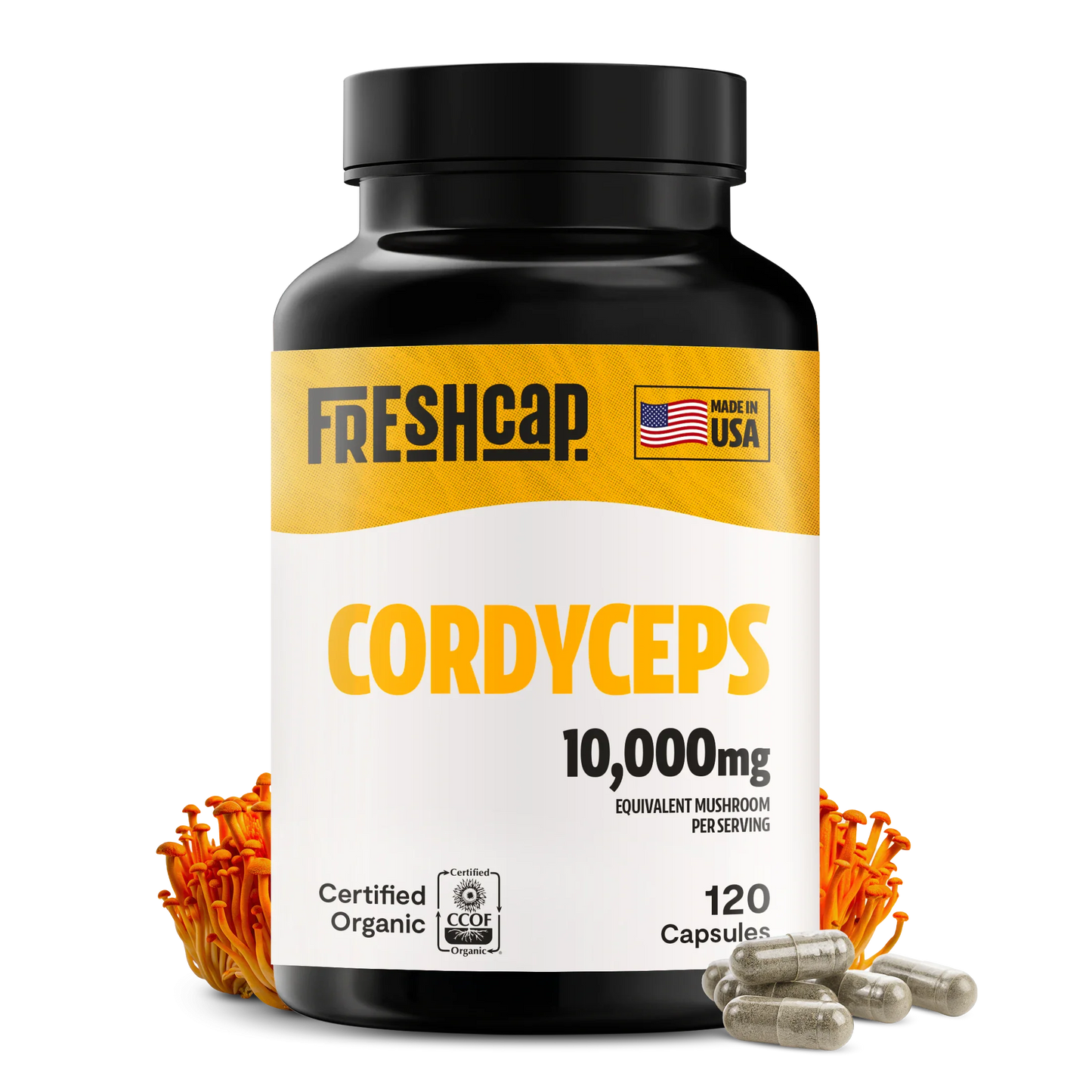 Cordyceps Mushroom Extract Capsules